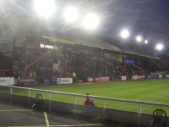 The Grandstand During the Match